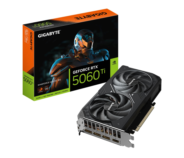 Gigabyte GeForce RTX 5060 Ti Windforce Max OC 16GB GDDR7 DLSS5 - 1346258 - zdjęcie